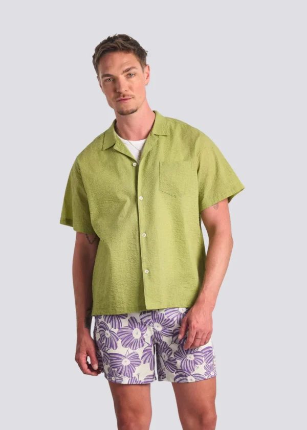 Pear Ripple Camp Shirt