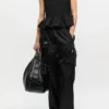 Cotton Poplin Smock Tie String Top