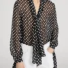The Polka Dot Nouvelle Blouse