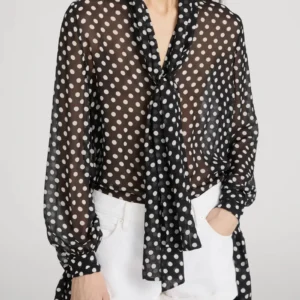 The Polka Dot Nouvelle Blouse