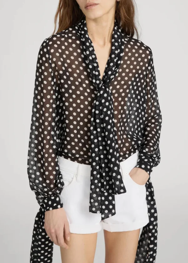 The Polka Dot Nouvelle Blouse