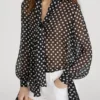 The Polka Dot Nouvelle Blouse