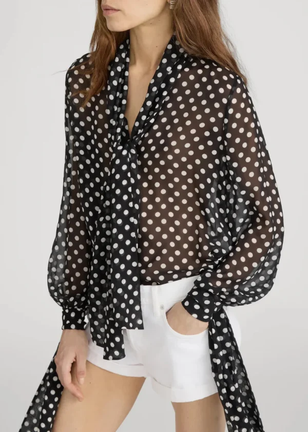 The Polka Dot Nouvelle Blouse