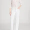 The Paisley Eyelet Cinch Sleeve Shirt