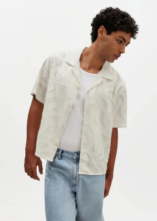 Curzon SS Shirt Jacquard Viscose