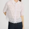 The Paisley Eyelet Top