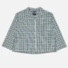Jutta Shirt Indigo Seersucker