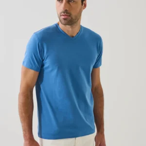 Pima Cotton V-Neck Tee