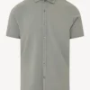 Pima Cotton Stretch Button Front SS Shirt